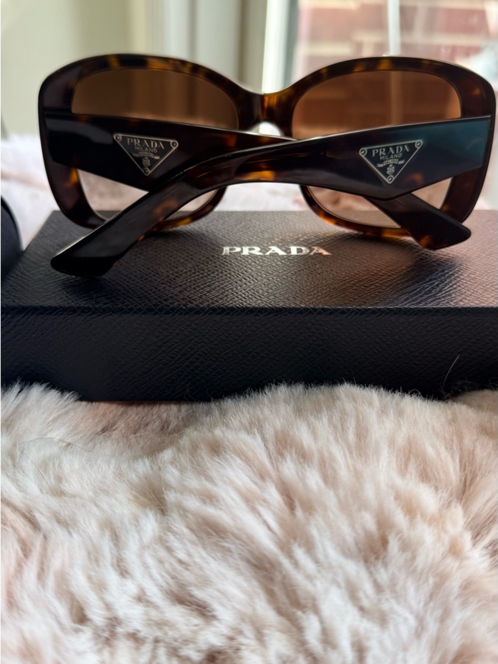 PRADA OPR 32PS HAVANA
BROWN GRADIENT women sunglasses 
Size 57-17-140 - Picture 14 of 14